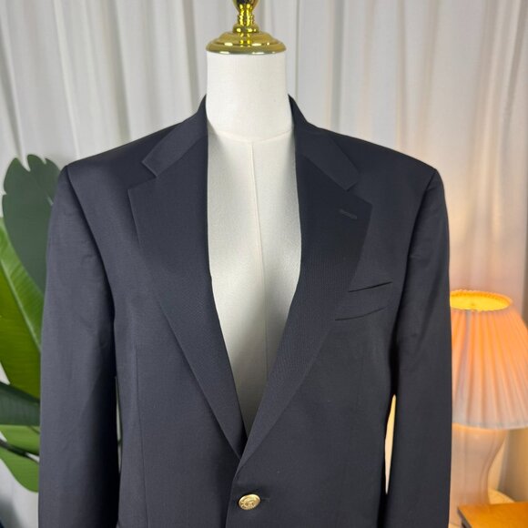 Lauren Ralph Lauren Wool Heritage Preppy Gold Button Blazer sz 38/Medium - Picture 3 of 9